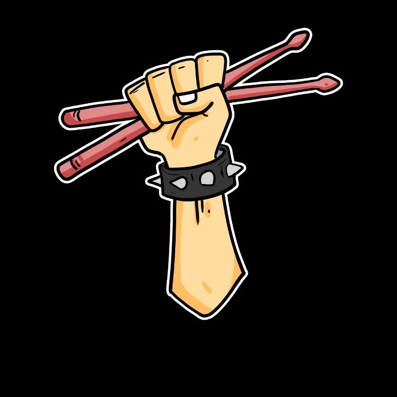 Drummer Schlagzeuger Drummer Sticks