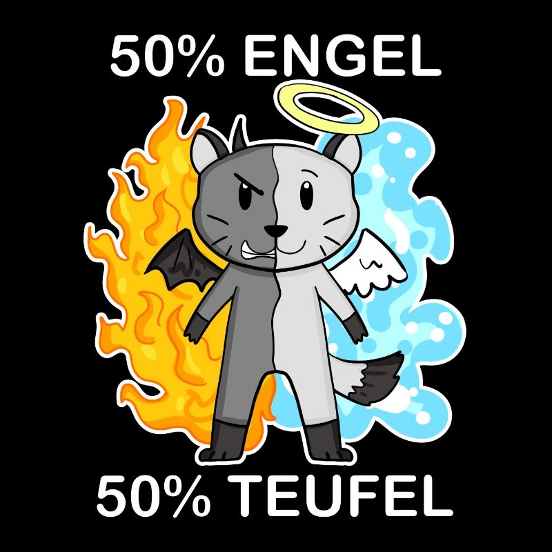Katzenrasse American Bobtail - Engel und Teufel