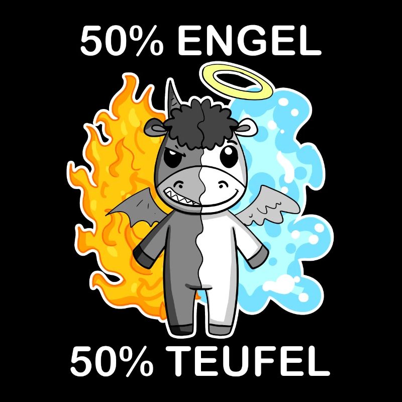 Esel - Engel und Teufel