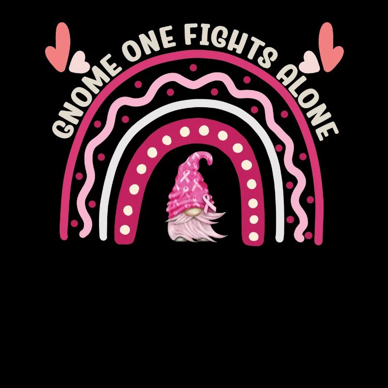 Gnome One Fights Alone Brustkrebs