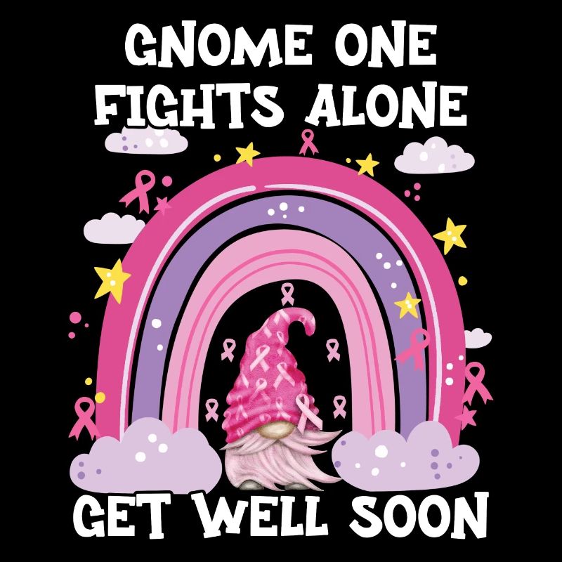 Gnome One Fights Alone Brustkrebs