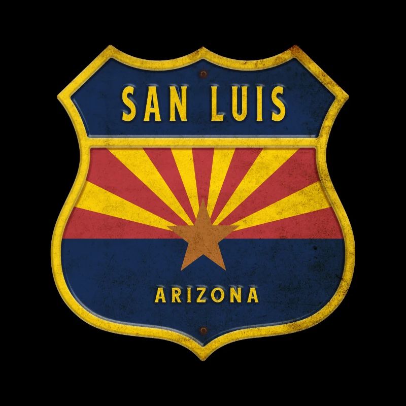 San Luis Arizona flag crest design