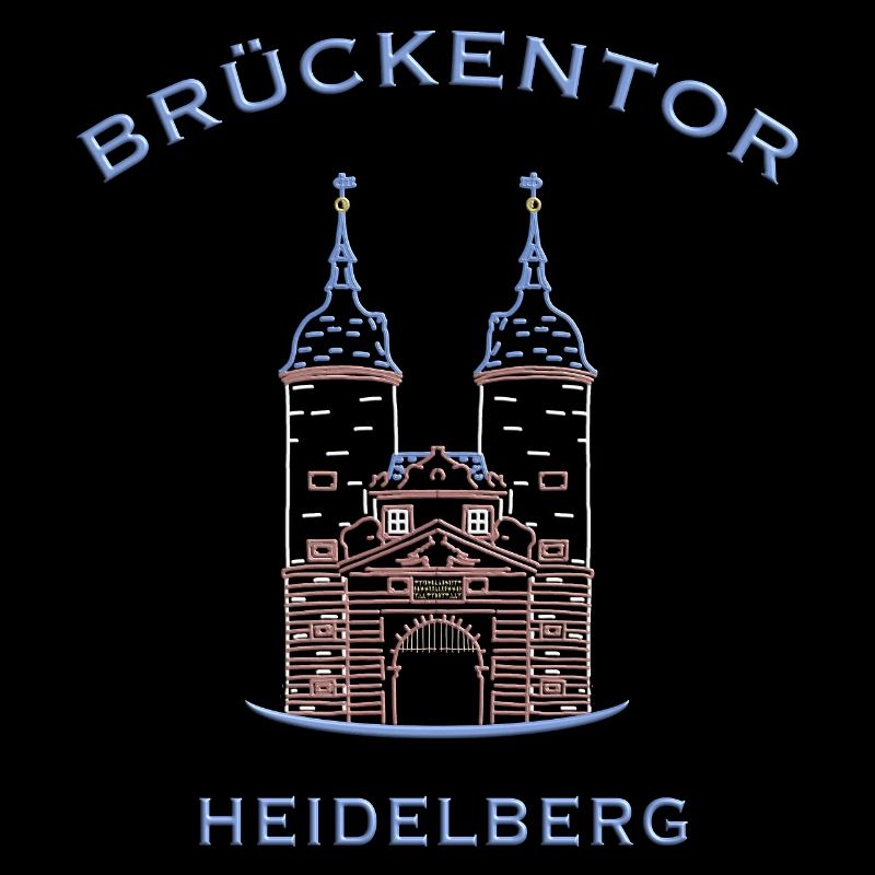 Heidelberg, Wahrzeichen Brückenturm 2