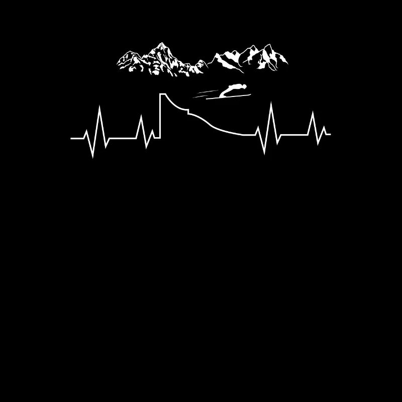 Ski Jumping ECG Heartbeat Pulse Ski Flies