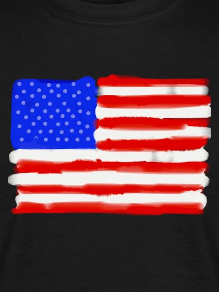 Painted American Flag