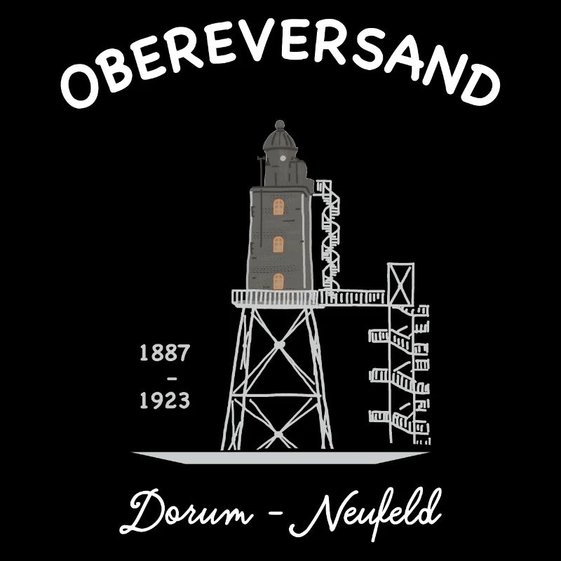 Lighthouse Dorum - Neufeld, German North Sea coast