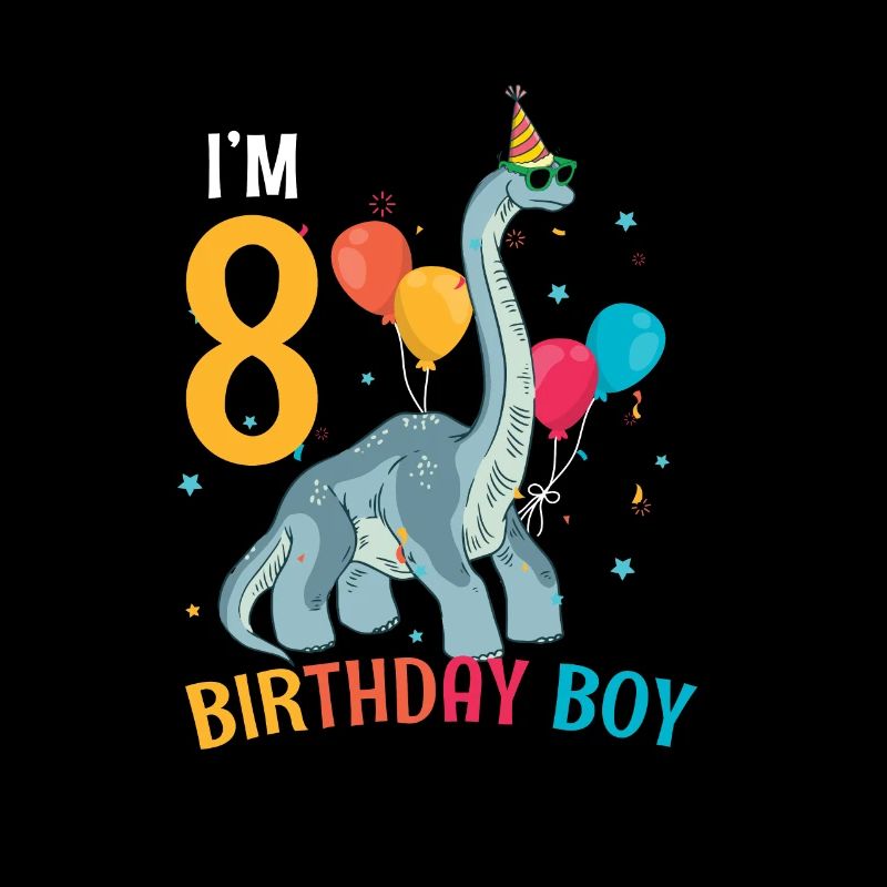 J’ai 8 ans Boy Brachiosaurus 8 ans 8ème