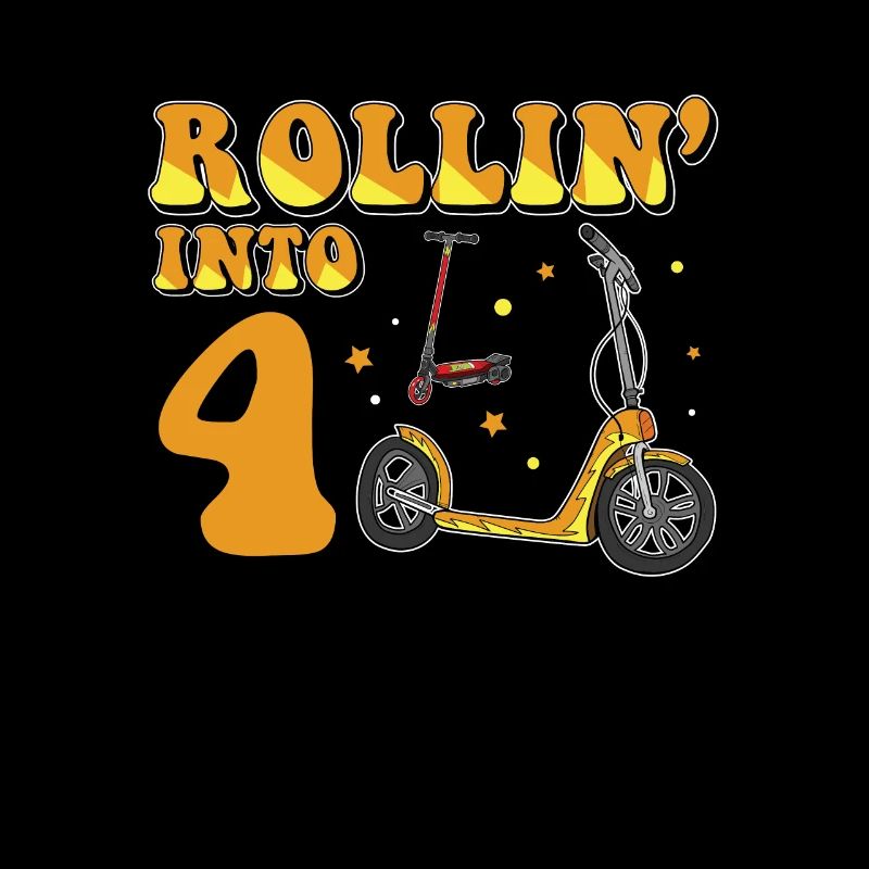 Rollin Into 4 Elektroroller 4. Geburtstag