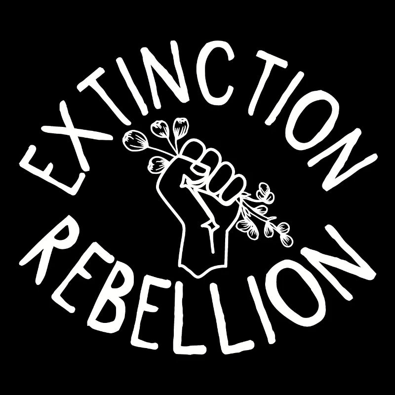Extinction Rebellion Poing avec Bud