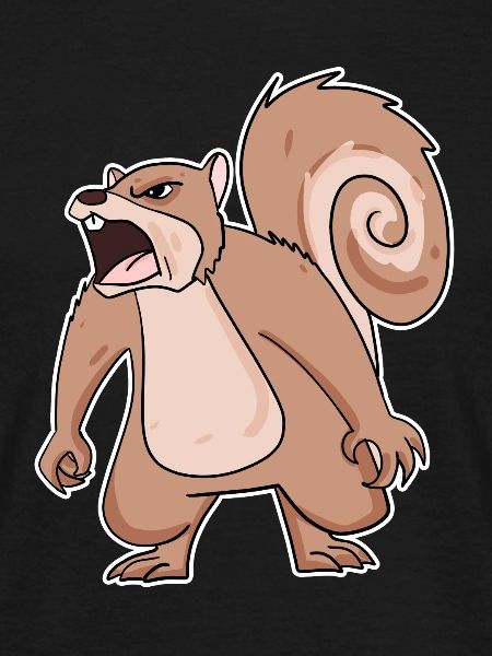 angry squirrel