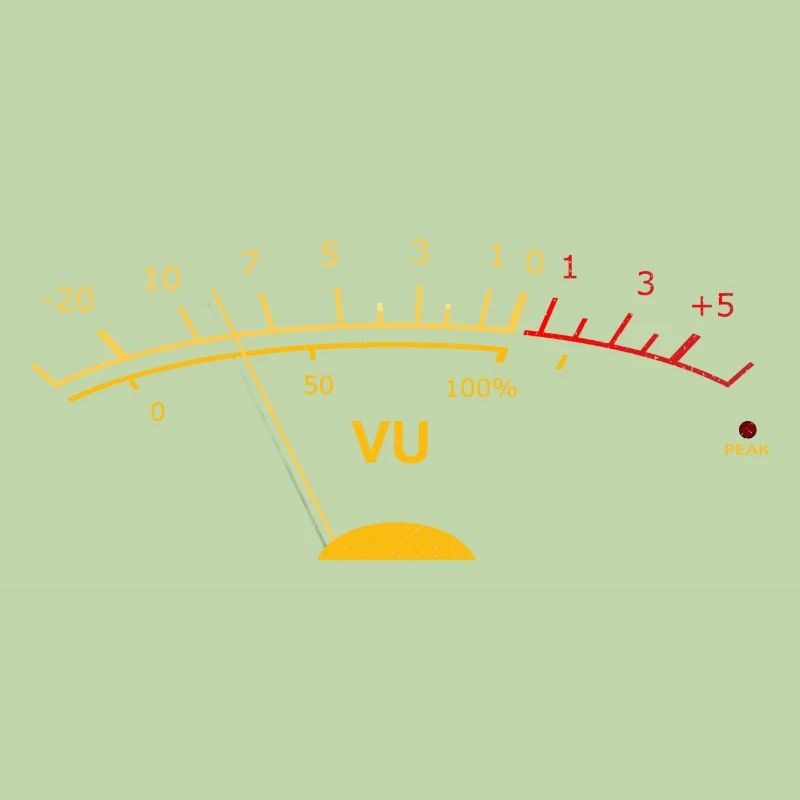Compteur de volume VU