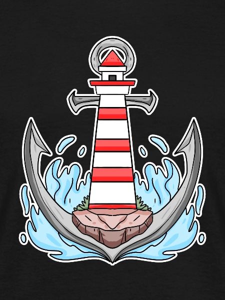 Anchor Lighthouse Mix Motif