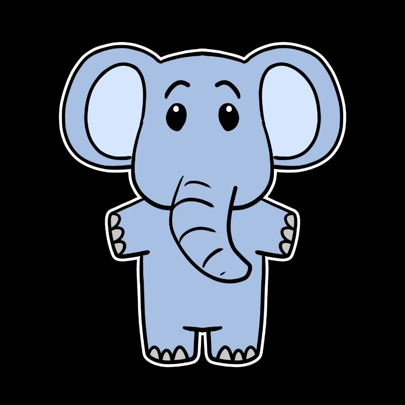 Cute little elephant