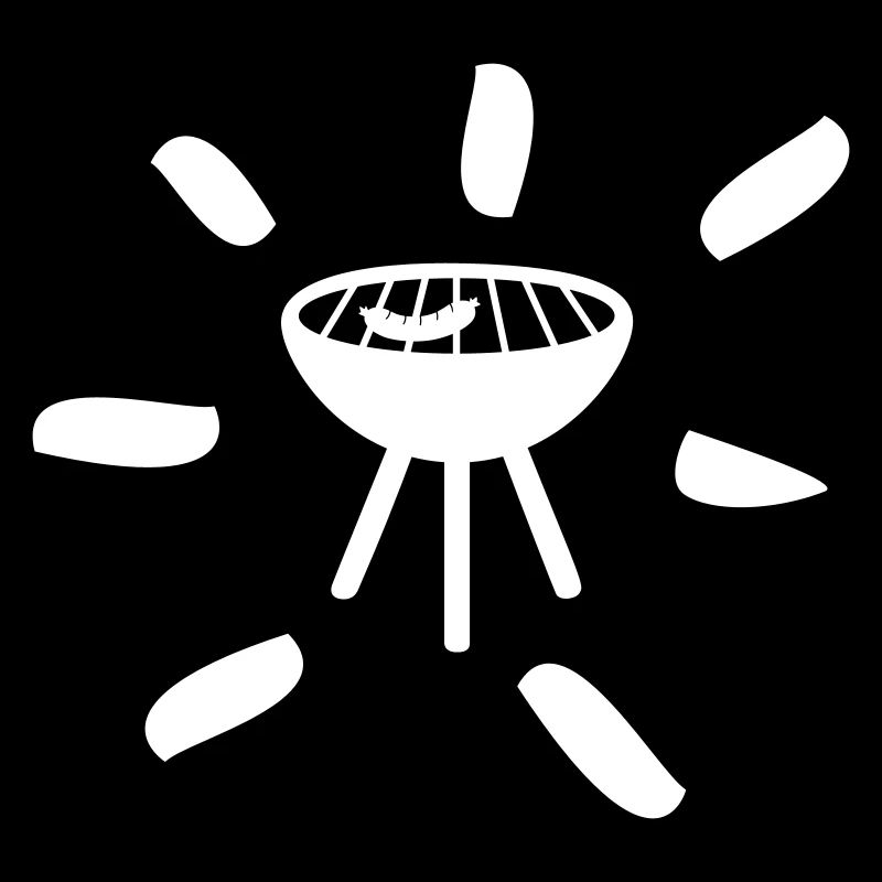 Grill Rays Grillades Chilling Camping Comic Fan