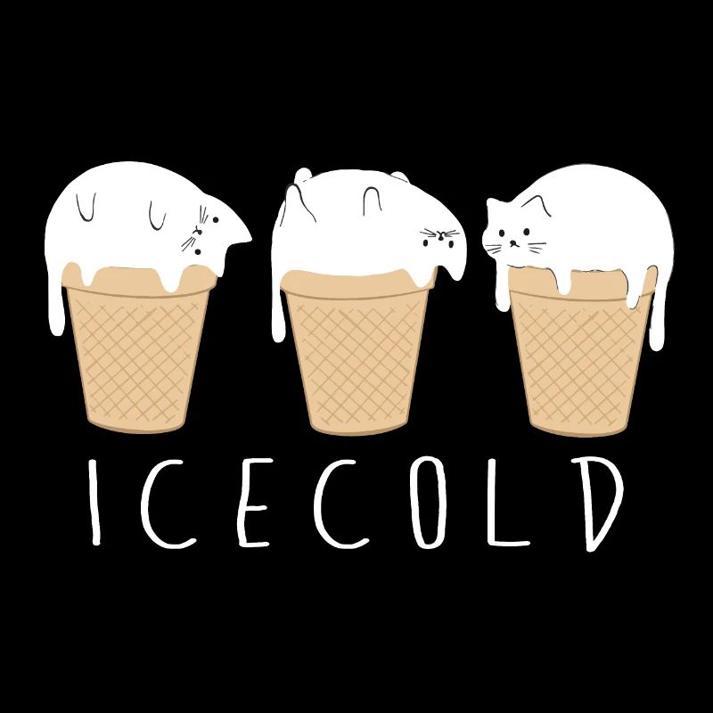 icecold katze lustige katze baby eiscreme