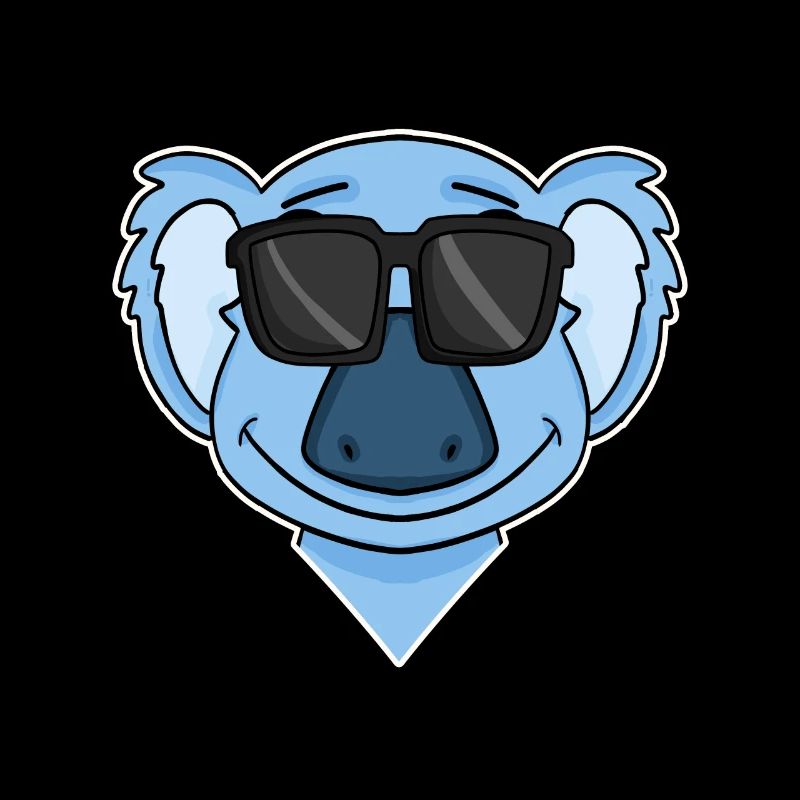 Koala mit Brille