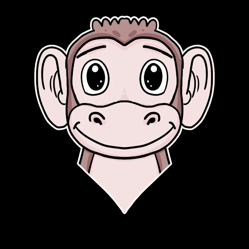 Tierkopf Tier Kopf Affe