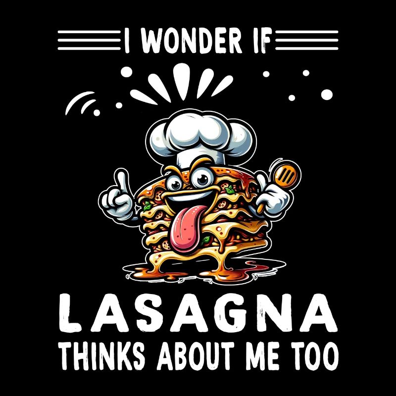 Je me demande si la lasagne pense à moi aussi