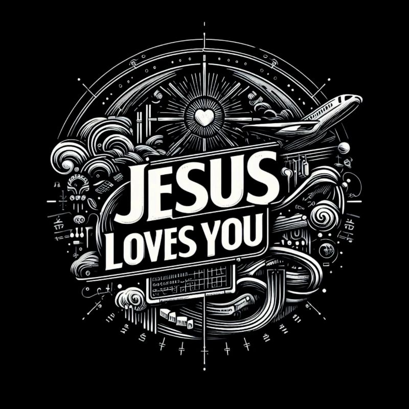 Jésus t’aime – Conception de cercles