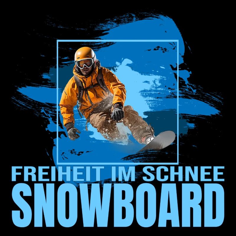 Freiheit im Schnee - Snowboard