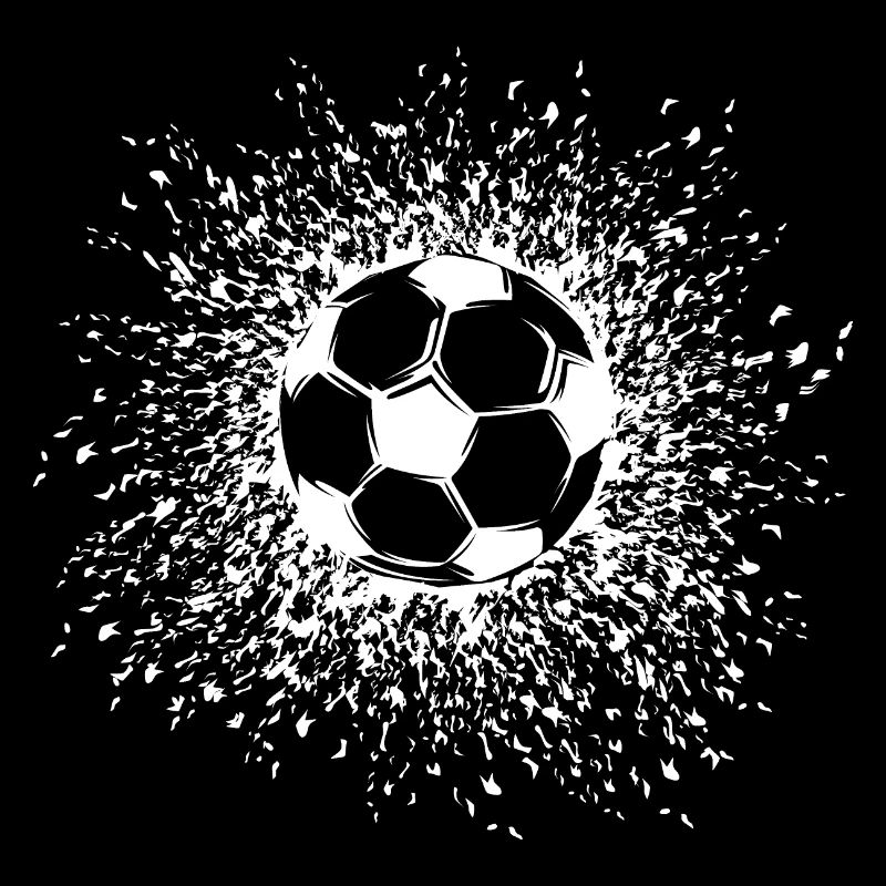 Soccer Sun Explosion Soccer Team Icon Logo