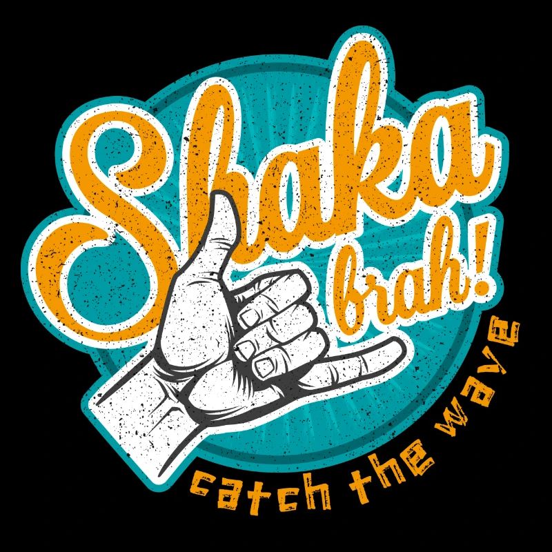 T-shirt Shaka Brah Surf Wave