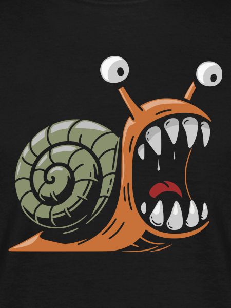 Snail with large teeth