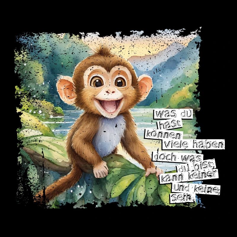 Ce que vous avez peut en avoir beaucoup - Avec une image de singe