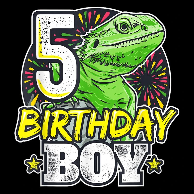 Dino 5e anniversaire garçon