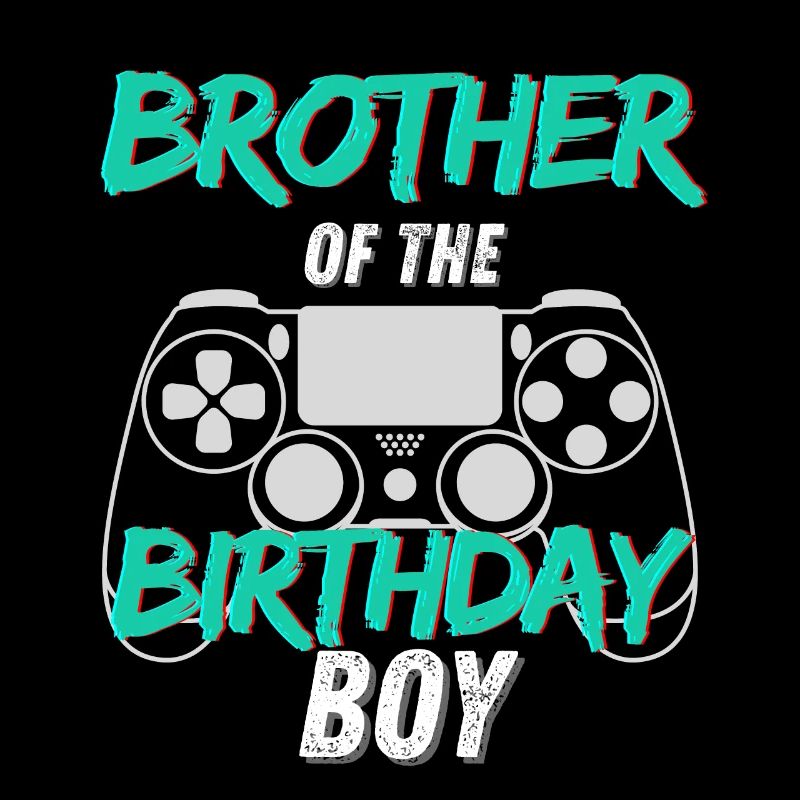 Bruder des Geburtstagskind-Gaming-Designs