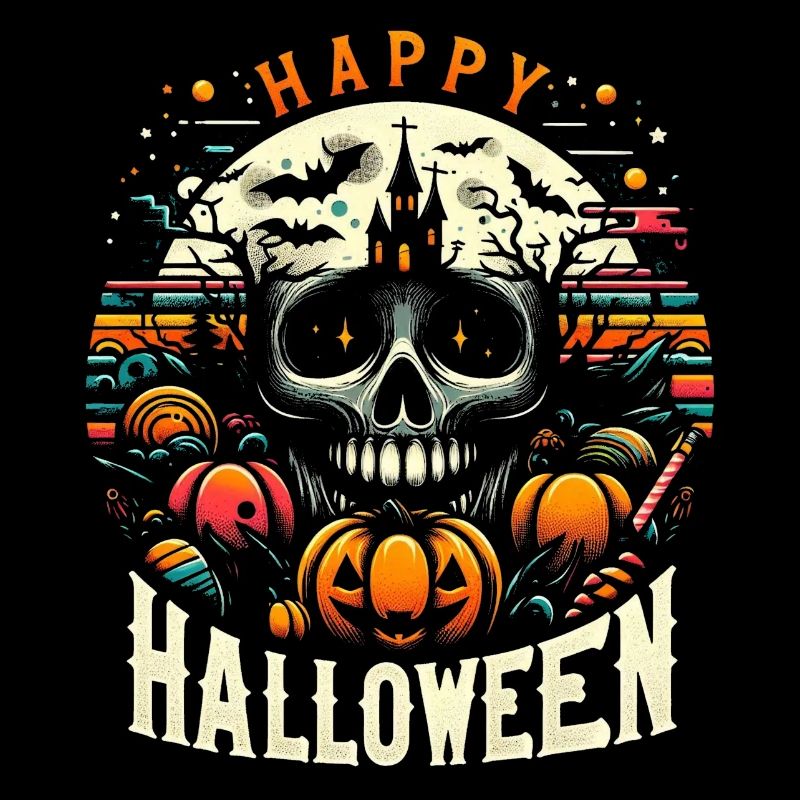Halloween skull
