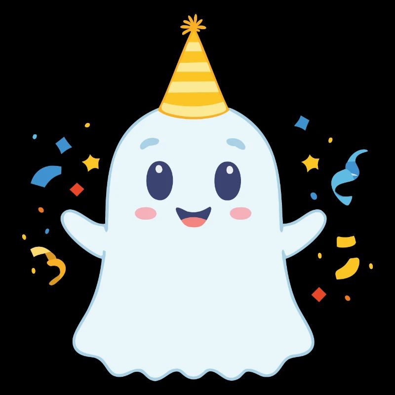 cute party ghost