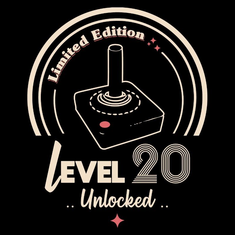 Design rétro joystick édition limitée