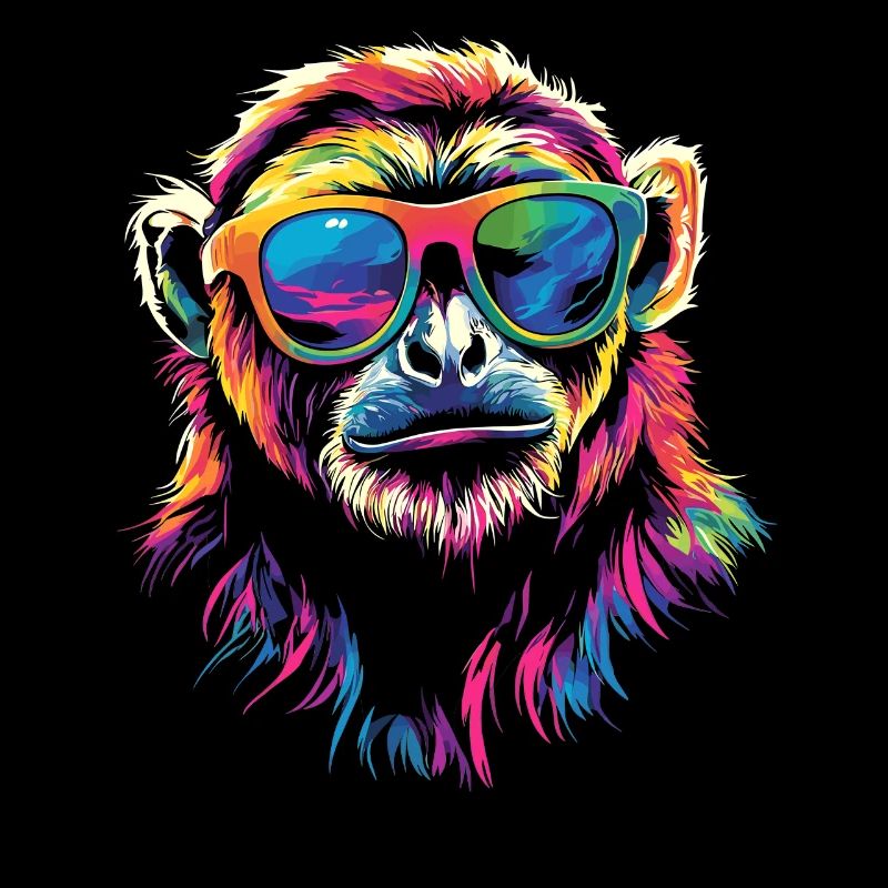 Gibbon Monkey Whitehand Gibbon Monkey Cute Lar Gibbons