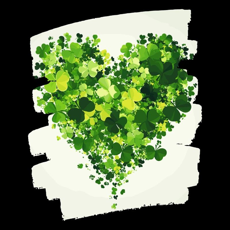 St. Patrick's Day Shamrock Heart