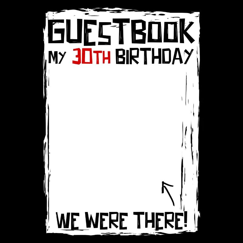 30 years | 30th Birthday | Funny Guestbook