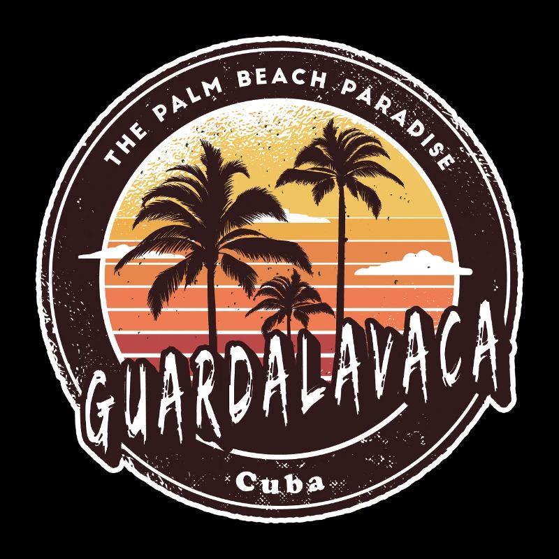 Palmiers de Guardalavaca et conception de la plage