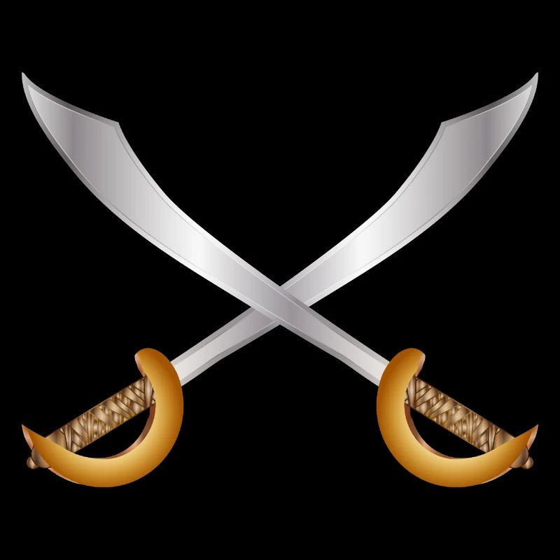 Sabres de pirates croisés – Thème d’aventure classique