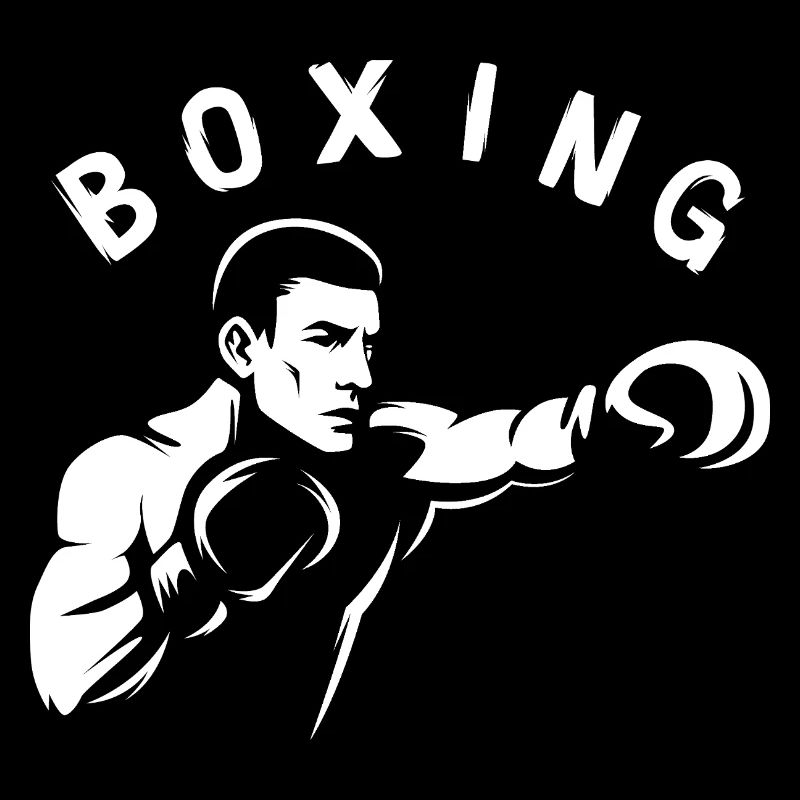 Illustration de poinçon de boxe avec le logo du Boxer Club