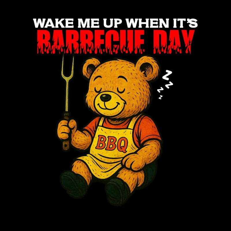 Wake Me Up When it's Barbecue Day - Humor