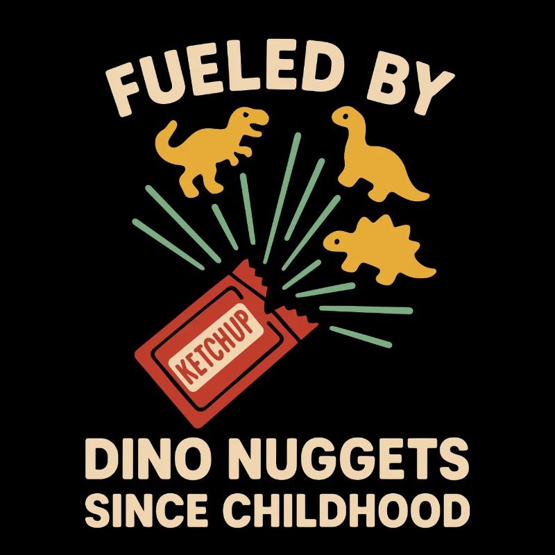 Dino Nuggets Nostalgia Funny Snack Dinosaur