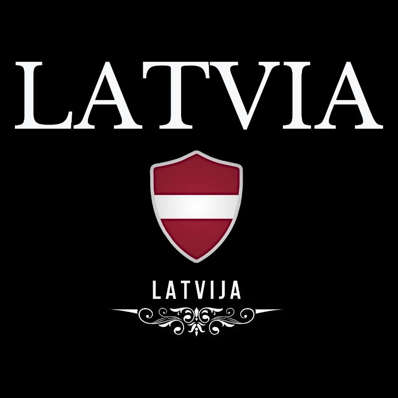 Latvian pride, minimalist sleek design
