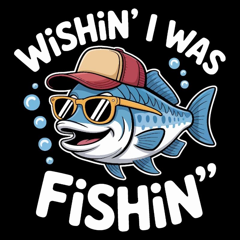 Witziger Angelfisch mit Hut und Sonnenbrille