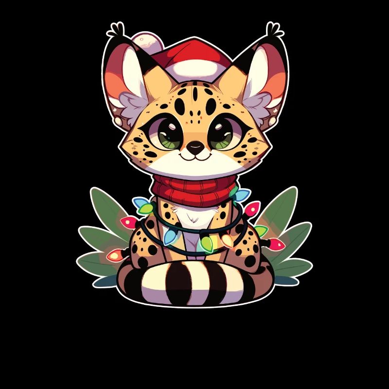 Fées de Noël Chat de Serval