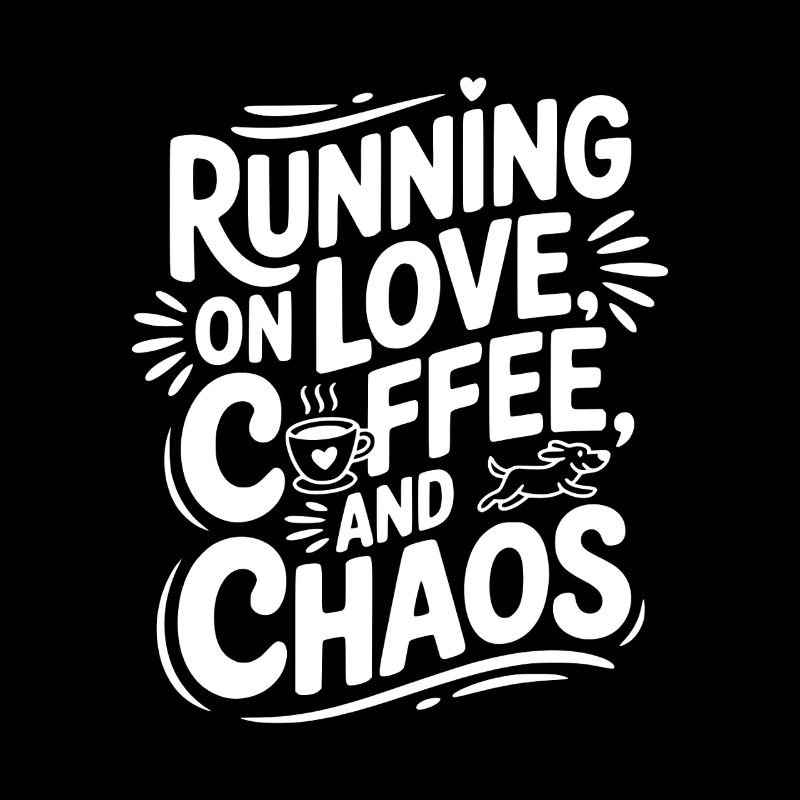 Courir sur l'amour, le café et le chaos