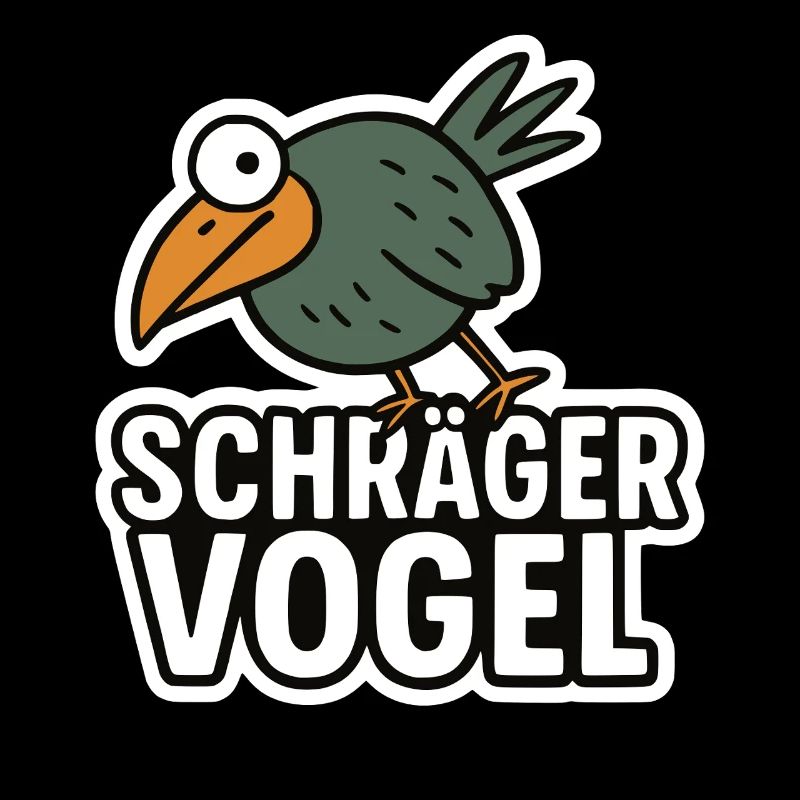 Oiseau étrange, strident et fou