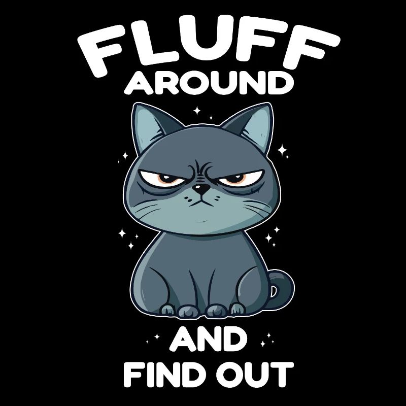 Peluche autour et découvre le chat