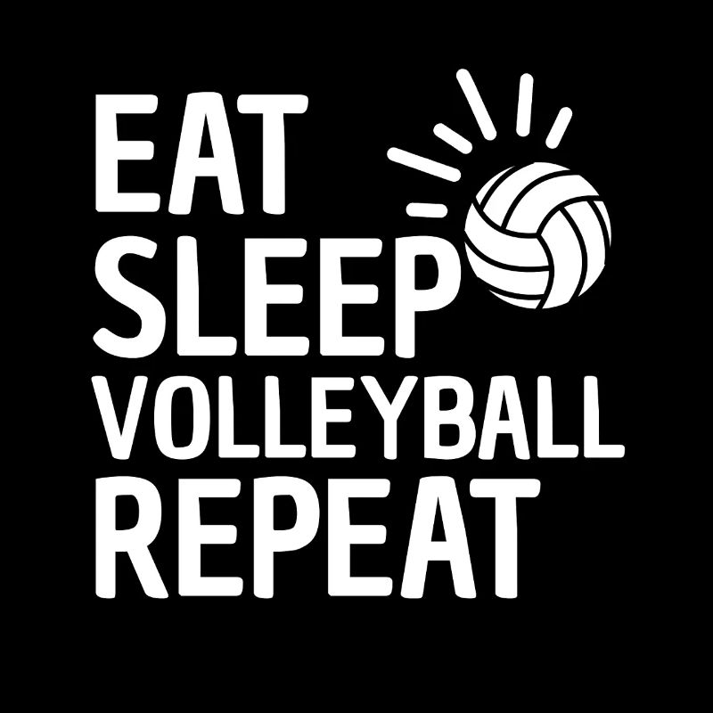 Manger dormir Volley-ball Répéter