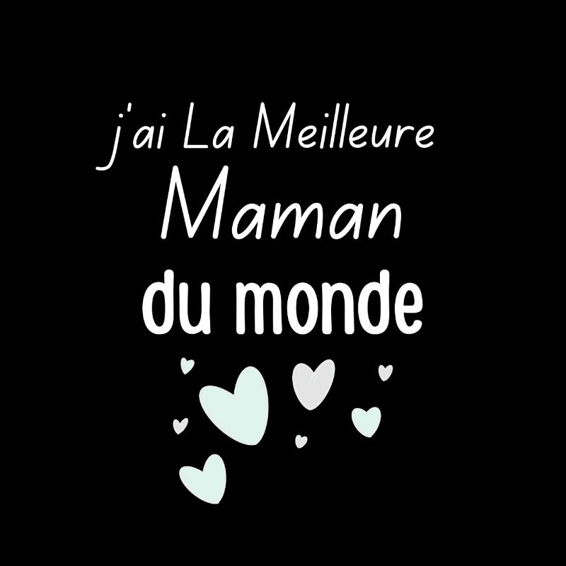 Citation Maman du Monde avec Cœurs