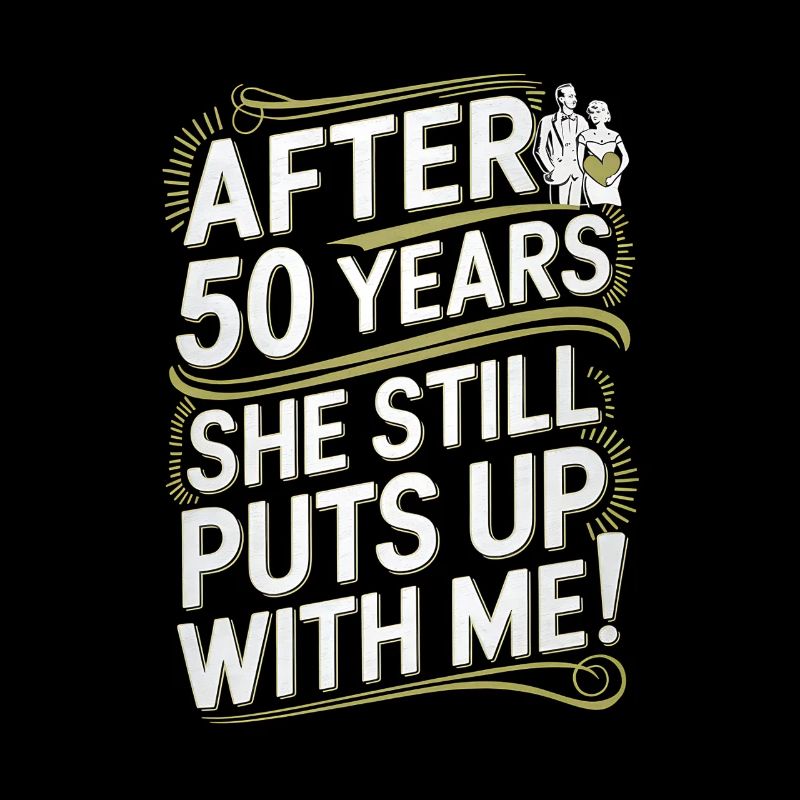Humorous 50th Birthday Celebration Design